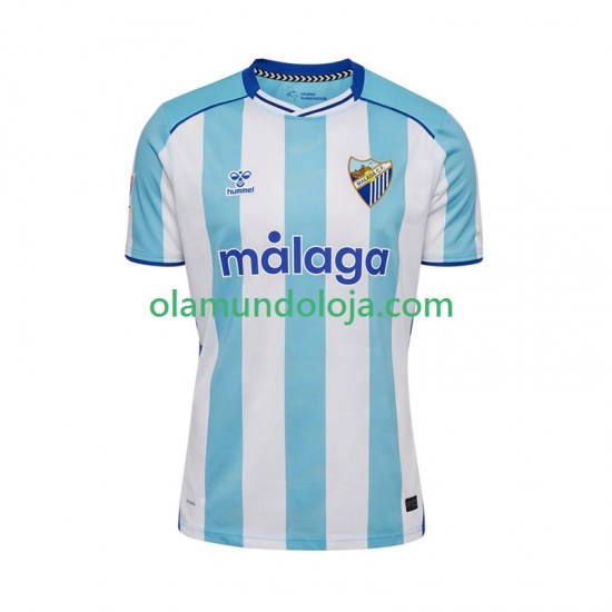 Camisola Málaga CF Homem Equipamento Primeiro 2025-2026 Manga Curta